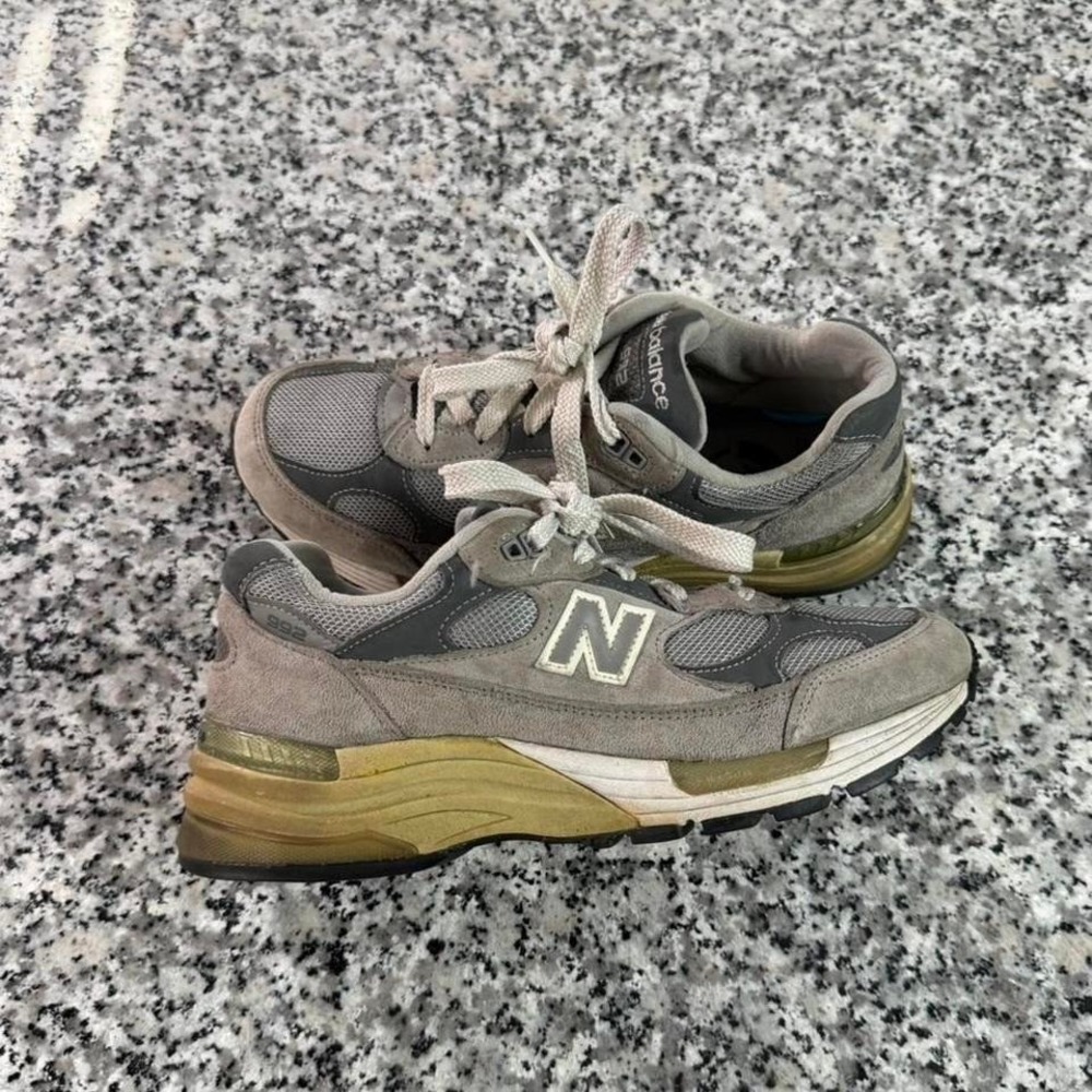 New Balance Women's 992 Grey Sneaker Shoe W7 W992GL